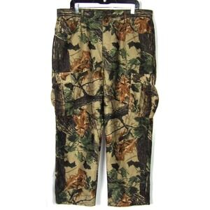Cabela's‎ Real Tree Camouflage Cargo Pocket Fleece Hunting Pants Men's 38 X 30